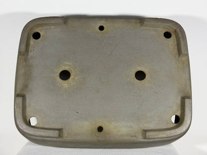Preowned Japanese Tokoname Unglazed Rectangular Bonsai Pot Kisen - 19” x 14.25” x 5”