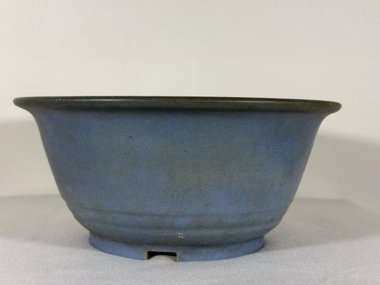 Preowned Japanese Tokoname Round Bonsai Pot Koyo - 9.75” By 4.5”