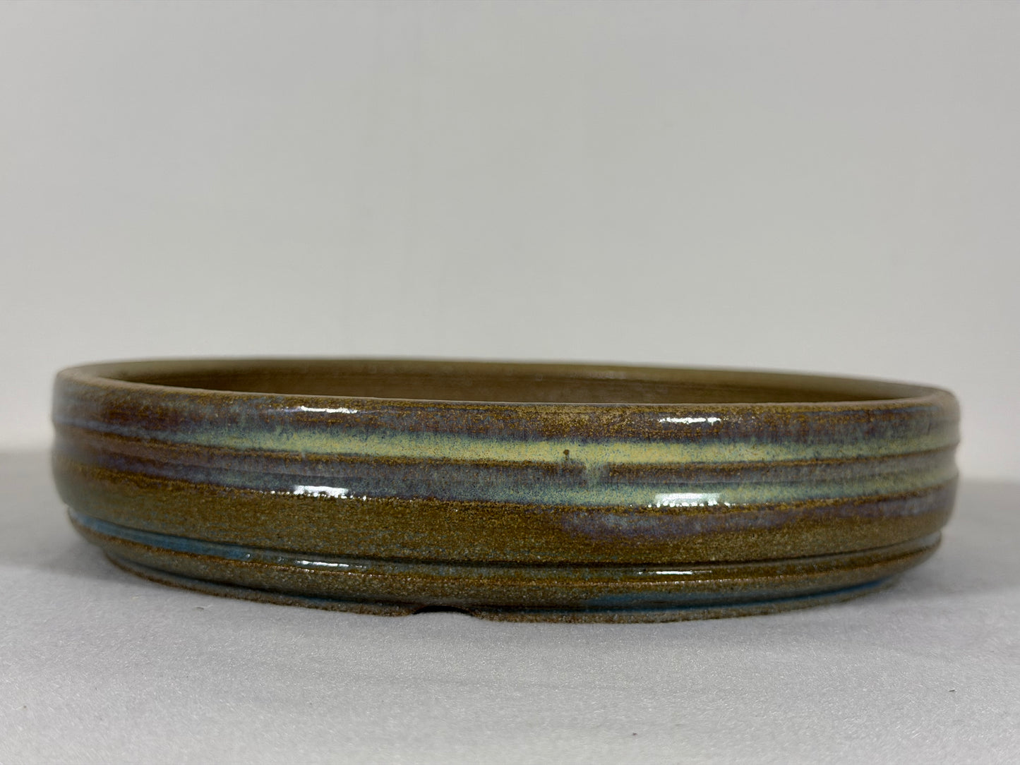 Victor Shelton Round Bonsai Pot (American-Made) - 9” By 1.75”