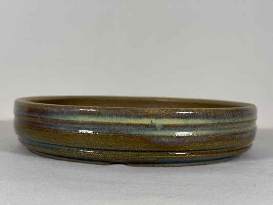 Victor Shelton Round Bonsai Pot (American-Made) - 9” By 1.75”