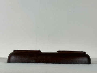 Preowned Old China Unglazed Shallow Rectangular Bonsai Pot - 8.25” x 5” x 1.25”