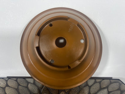 Preowned Japanese Tokoname Round Bonsai Pot Bigei - 9.5” By 2 7/8”