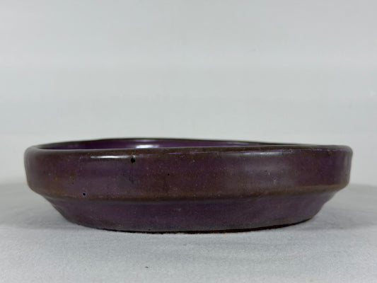 Preowned Japanese Tokoname Glazed Nanban Style Bonsai Pot Reiho - 9” By 2”