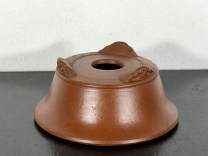 New Japanese Tokoname Unglazed Round Bonsai Pot Bigei - 2.75” By 1.25”