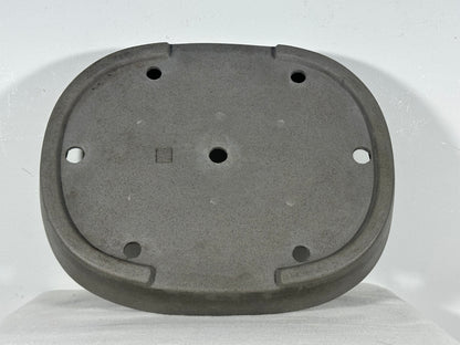 Preowned Japanese Tokoname Unglazed Oval Bonsai Pot Seizan - 15” By 12”