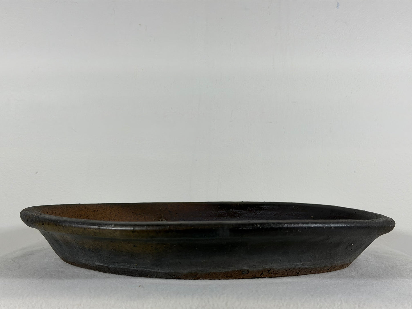 Preowned Japanese Tokoname Unglazed Nanban Style Bonsai Pot - 14” By 1.75”