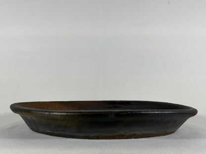 Preowned Japanese Tokoname Unglazed Nanban Style Bonsai Pot - 14” By 1.75”
