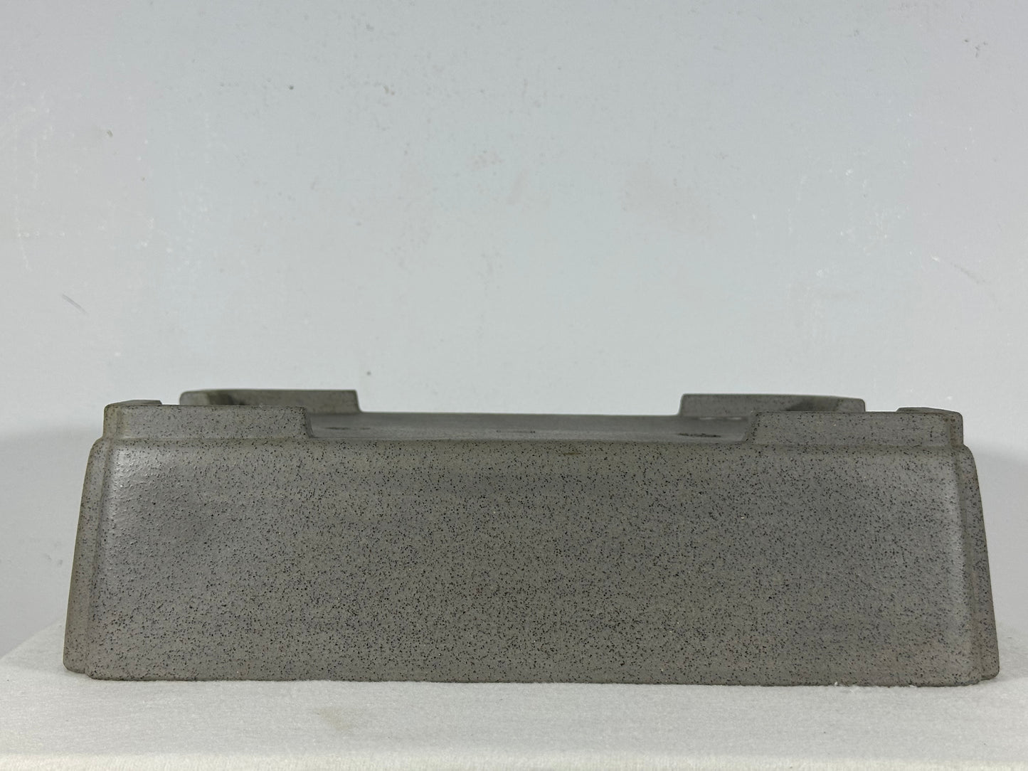 Preowned Japanese Tokoname Unglazed Rectangular Bonsai Pot Seizan - 13.75” By 9.75”
