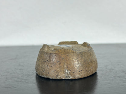 Preowned Vintage Japanese Tokoname Mame Mokko Style Bonsai Pot Motukou - 1.5” By 1 3/8”