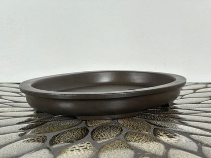 Preowned Japanese Bonsai Pot has Stamps - 7.5” By 5.5”
