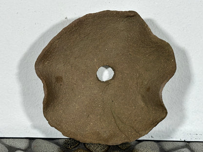 Preowned Japanese Tokoname Unglazed Shallow Bonsai Pot - 4.75” By 1.5”