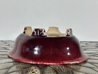 Preowned Japanese Bonsai Pot Mokko Style AIBA KOYO - 6.75” By 5.75”