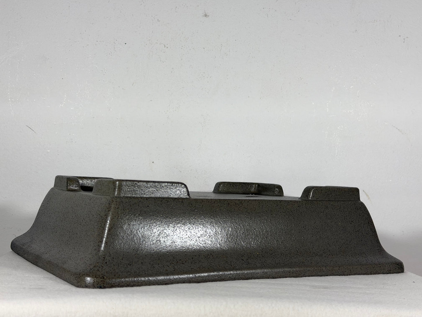Preowned Japanese Tokoname Unglazed Rectangular Bonsai Pot Seizan - 13.75” By 10.25”