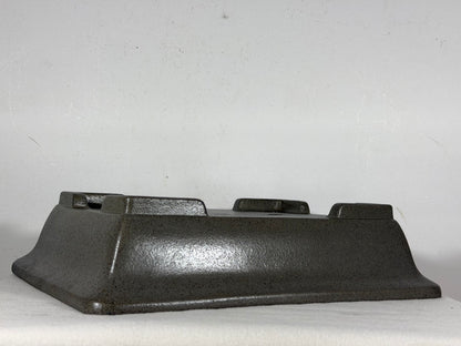 Preowned Japanese Tokoname Unglazed Rectangular Bonsai Pot Seizan - 13.75” By 10.25”