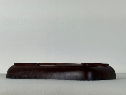 Preowned Old China Unglazed Shallow Rectangular Bonsai Pot - 8.25” x 5” x 1.25”
