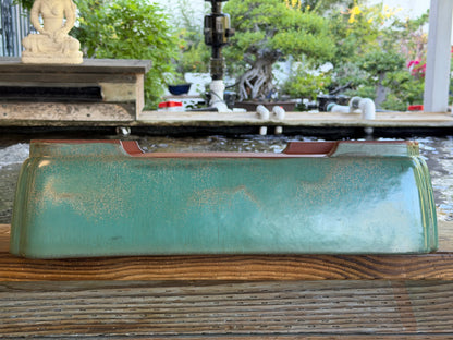 XL Vintage Reihou Exhibition Collection Bonsai Pot – 21.5” By 16”