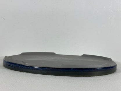 New Japanese Glazed Suiban for Suiseki Bonsai Harumatsu - 12.5” By 9”