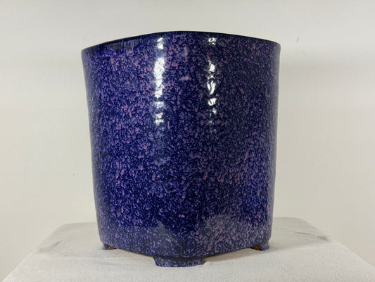 New Japanese Tokoname Square Cascade Style Bonsai Pot Syuhou Yoshimura - 9” x 8.75” x 10.75”