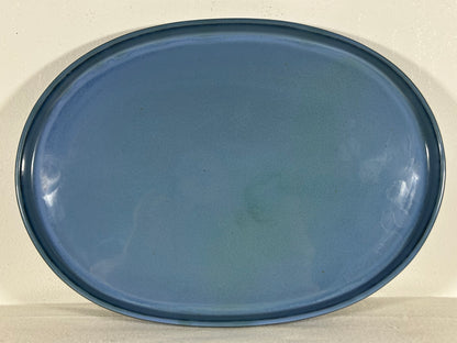 New Japanese Glazed Suiban for Suiseki Bonsai Harumatsu - 12.5” By 9”