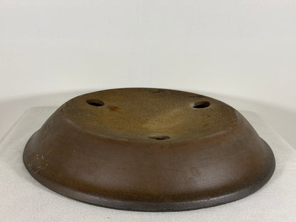 Preowned Japanese Tokoname Unglazed Nanban Style Bonsai Pot - 13.5” By 2.25”
