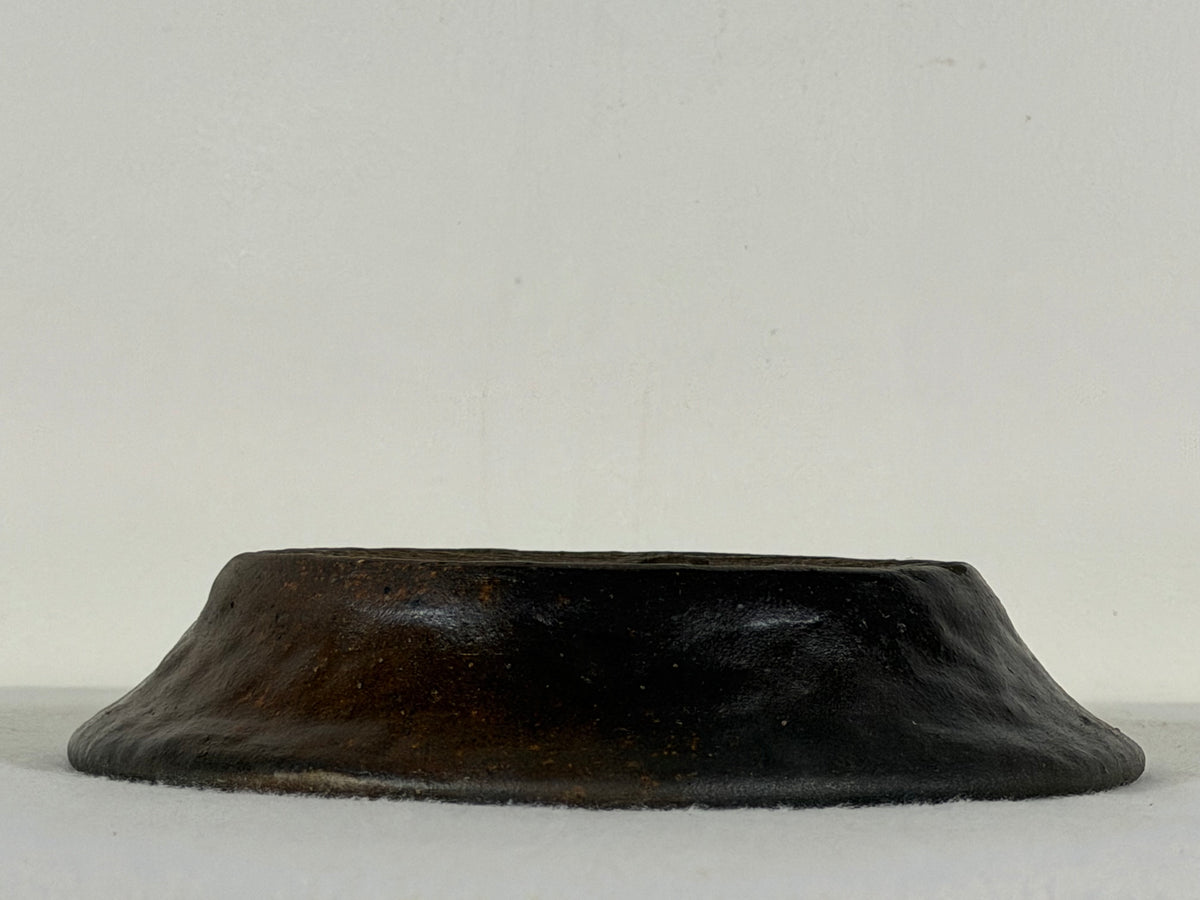 Preowned Japanese Tokoname Unglazed Nanban Style Bonsai Pot Reiho - 7.75” By 1.5”