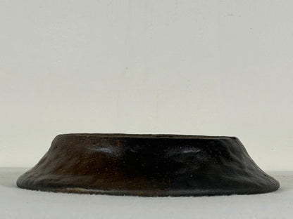 Preowned Japanese Tokoname Unglazed Nanban Style Bonsai Pot Reiho - 7.75” By 1.5”
