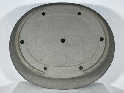 Preowned Japanese Tokoname Unglazed Oval  Bonsai Pot Seizan - 19” By 16”