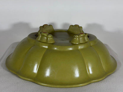 Preowned Japanese Tokoname Mokko Style Bonsai Pot Itikou - 14.75” By 13.5”
