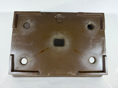 Preowned Japanese Tokoname Unglazed Rectangular Bonsai Pot Sankyou - 15.5” By 11”