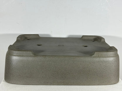 Preowned Japanese Tokoname Unglazed Rectangular Bonsai Pot Seizan - 16.25” By 11.75”