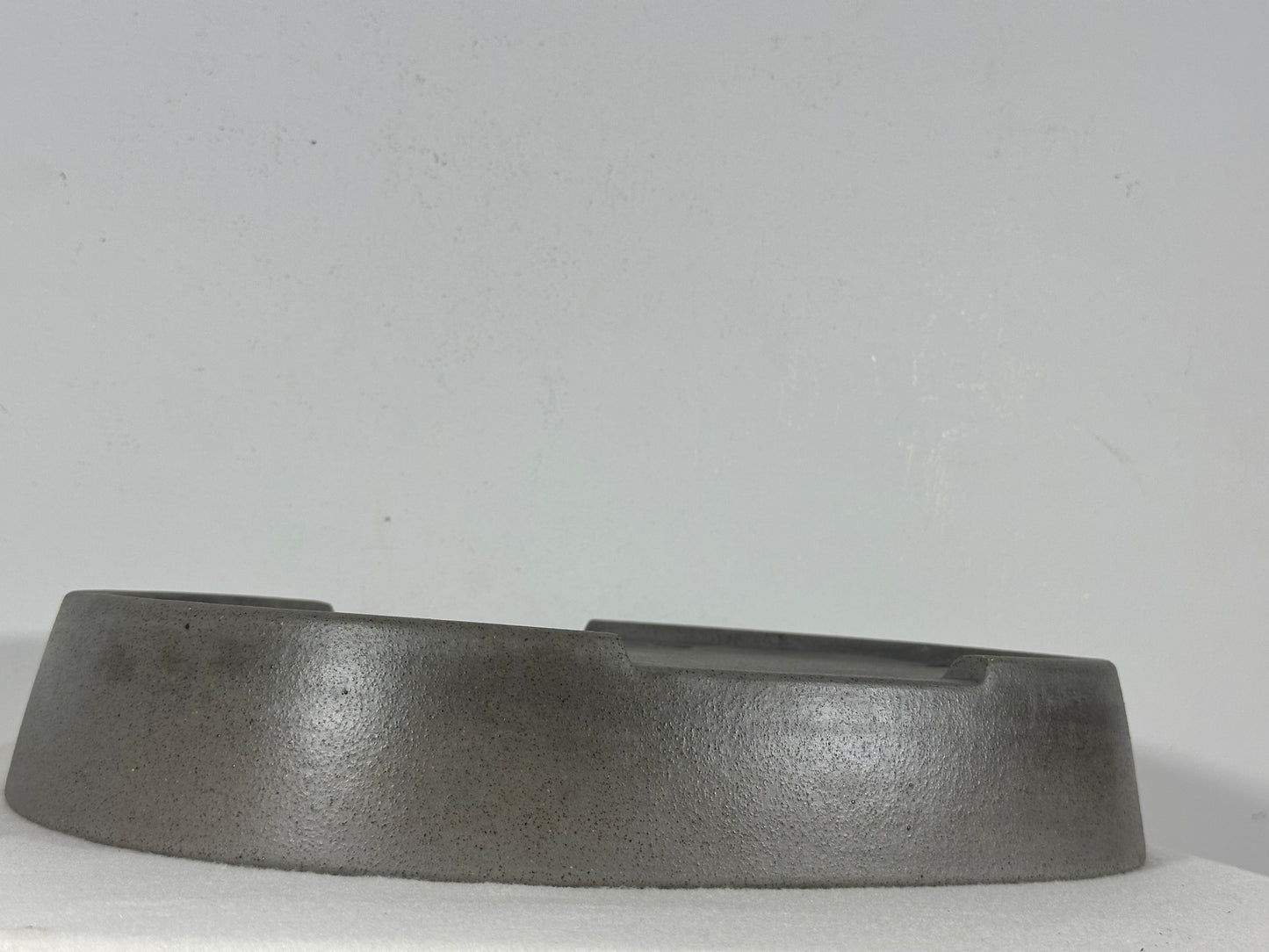 Preowned Japanese Tokoname Unglazed Oval Bonsai Pot Seizan - 15” By 12”