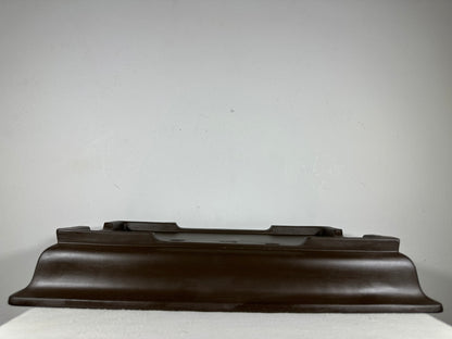 Preowned Japanese Tokoname Unglazed Rectangular Shallow  Bonsai Pot Seizan - 18.25” By 12.25”