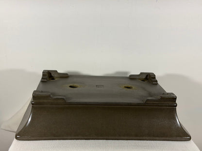 Preowned Japanese Tokoname Unglazed Rectangular Bonsai Pot Gyouzan Nakano - 16.5” By 12”