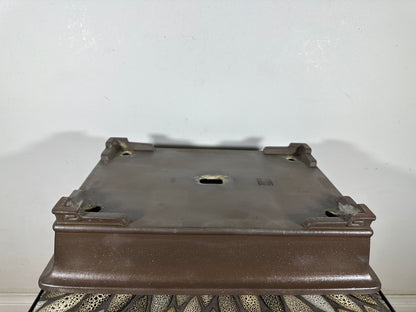 Preowned Vintage Japanese Tokoname Unglazed Rectangular Bonsai Pot Kataoka - 16.5” By 11.75”