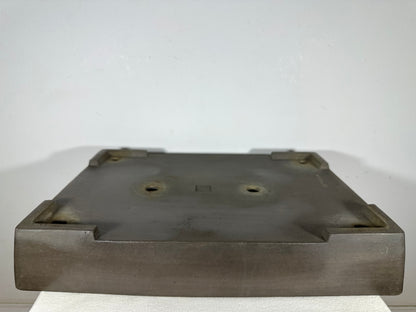 Preowned Japanese Tokoname Unglazed Rectangular Bonsai Pot Seizan - 19.25” By 14”