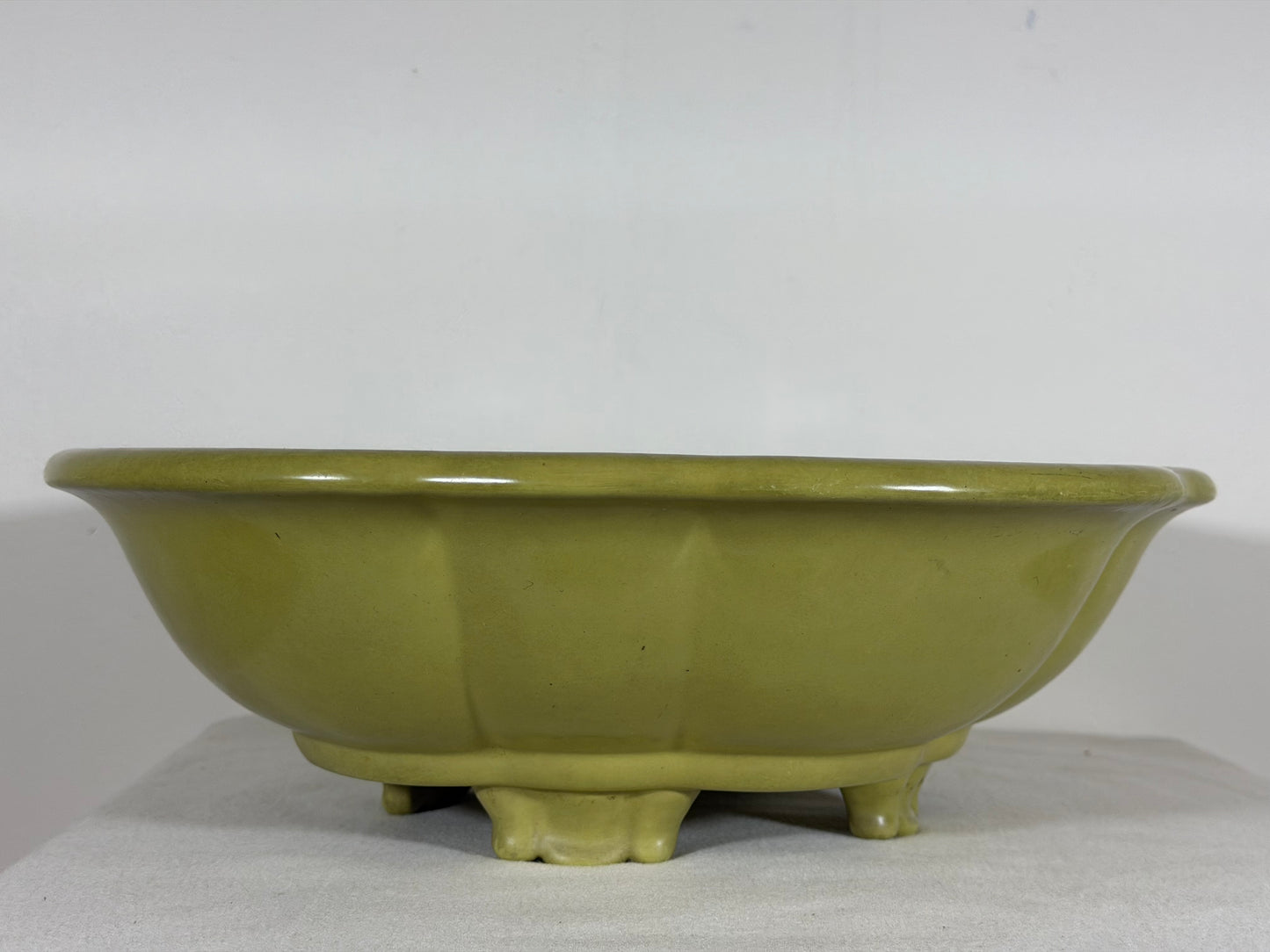 Preowned Japanese Tokoname Mokko Style Bonsai Pot Itikou - 14.75” By 13.5”
