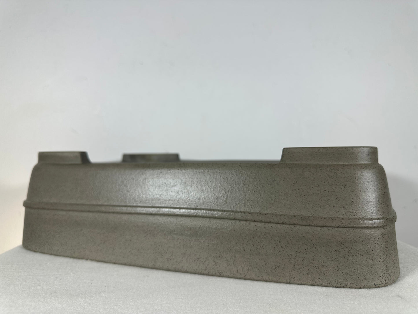 Preowned Japanese Tokoname Rectangular Bonsai Pot Seizan - 14.75” By 11”
