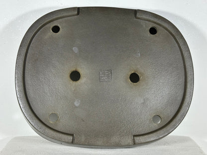 Preowned Japanese Tokoname Unglazed Oval Bonsai Pot Seizan - 14.75” By 11.75”