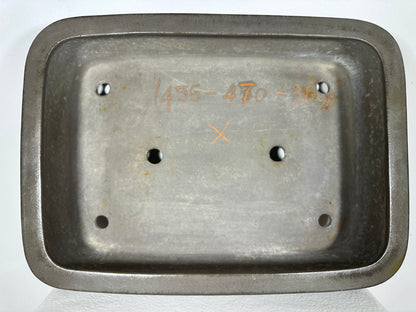 Preowned Japanese Tokoname Unglazed Rectangular Bonsai Pot Seizan - 19” By 13.75”