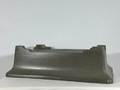 Preowned Japanese Tokoname Unglazed Rectangular Bonsai Pot Seizan - 15” By 11”