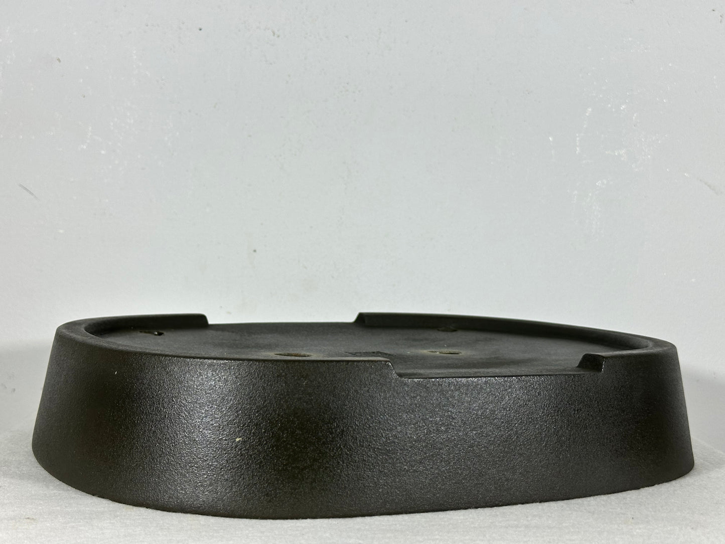 Preowned Japanese Tokoname Unglazed Oval Bonsai Pot Seizan - 14.25” By 11.5”
