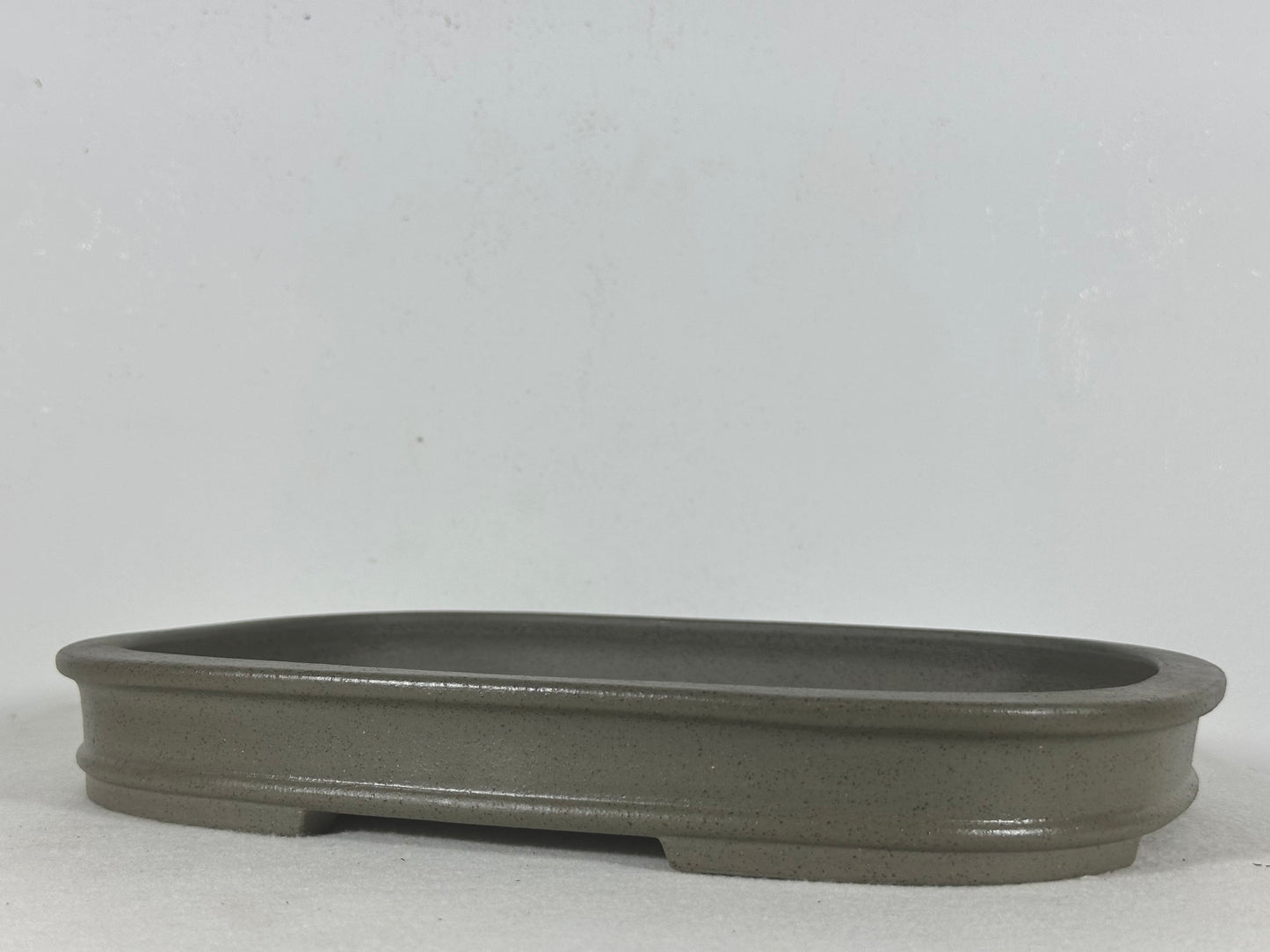 Preowned Japanese Tokoname Unglazed Rectangular Shallow Bonsai Pot Seizan - 12.25” By 9”