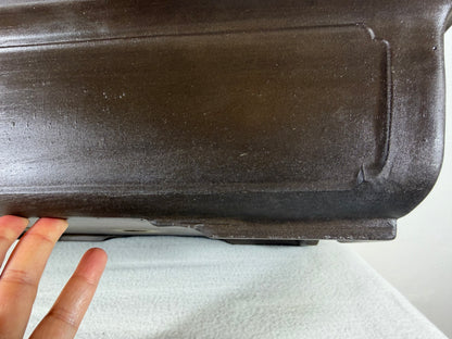 Preowned Japanese Tokoname Unglazed Rectangular Bonsai Pot - 16” By 12.75”