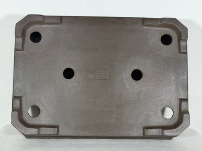 Preowned Japanese Tokoname Unglazed Rectangular Bonsai Pot Gyouzan Nakano - 13.75” By 9.75”