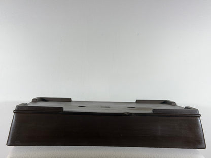 Preowned Japanese Tokoname Unglazed Rectangular Bonsai Pot Seizan - 18.5” By 12”