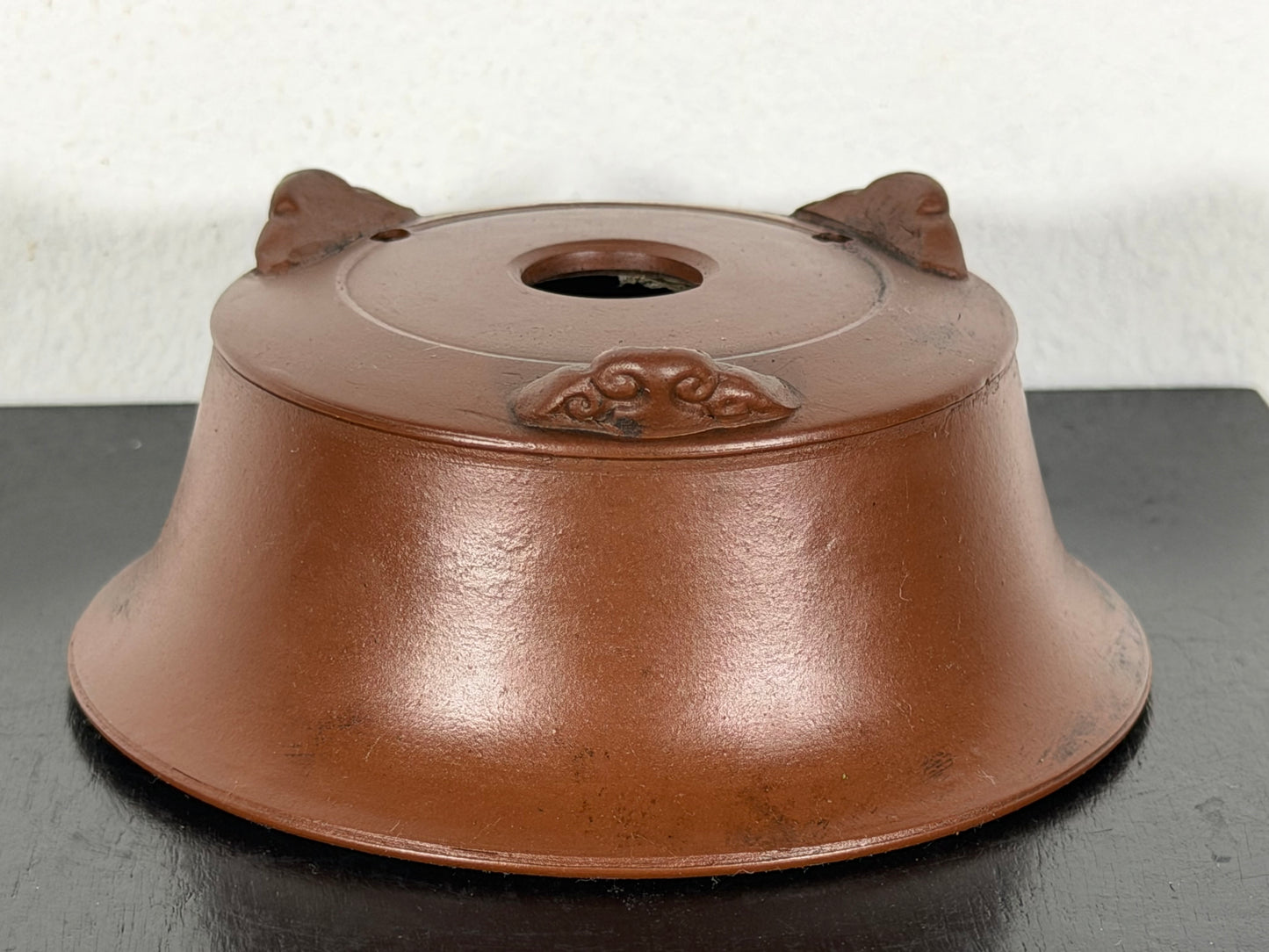 New Japanese Tokoname Unglazed Round Bonsai Pot Bigei - 3.75” By 1.5”