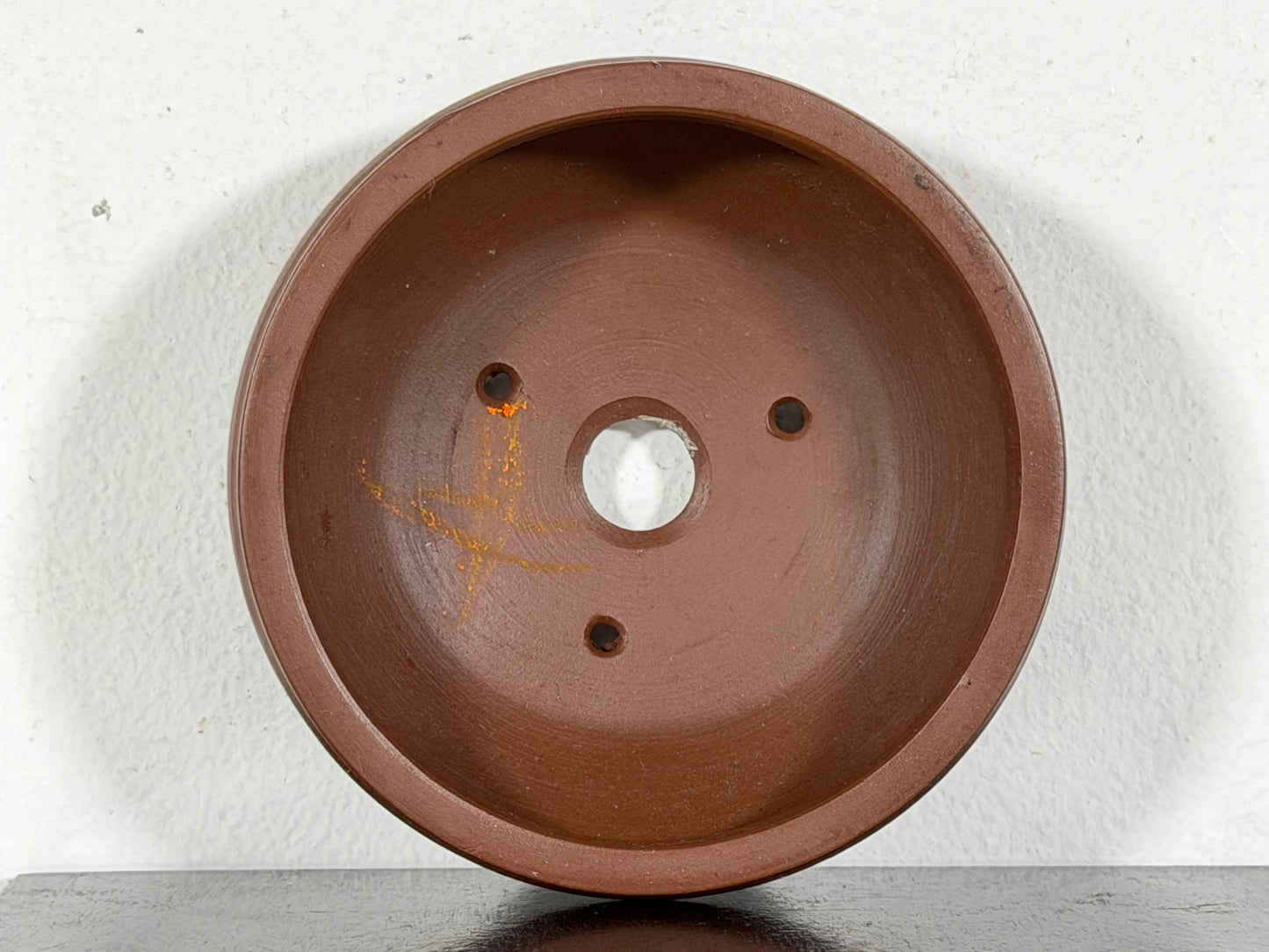 New Japanese Tokoname Unglazed Bag Style Bonsai Pot Bigei - 3.5” By 1.5”