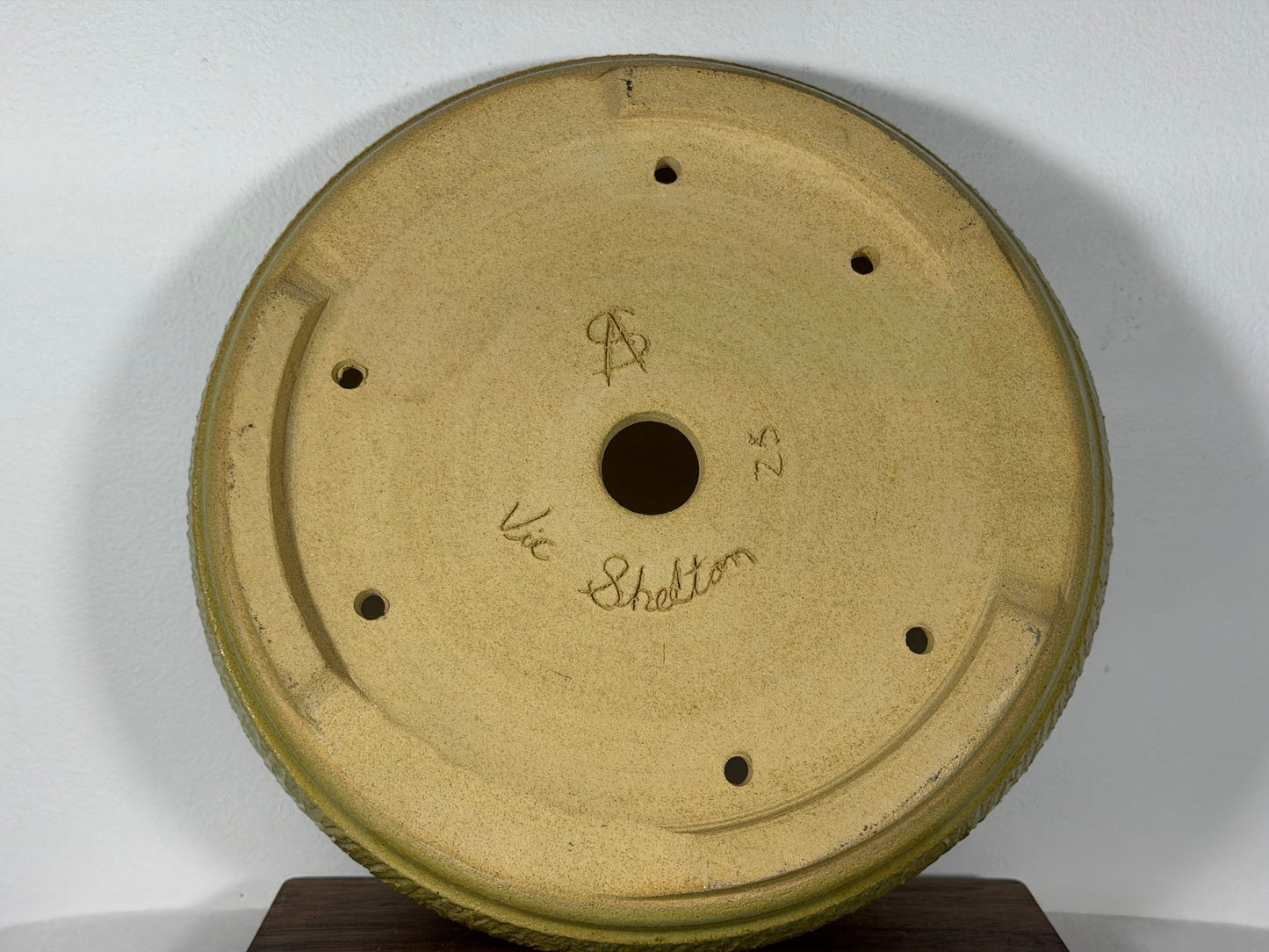 Victor Shelton Round Bonsai Pot (American-Made) - 10.75” By 2.25”