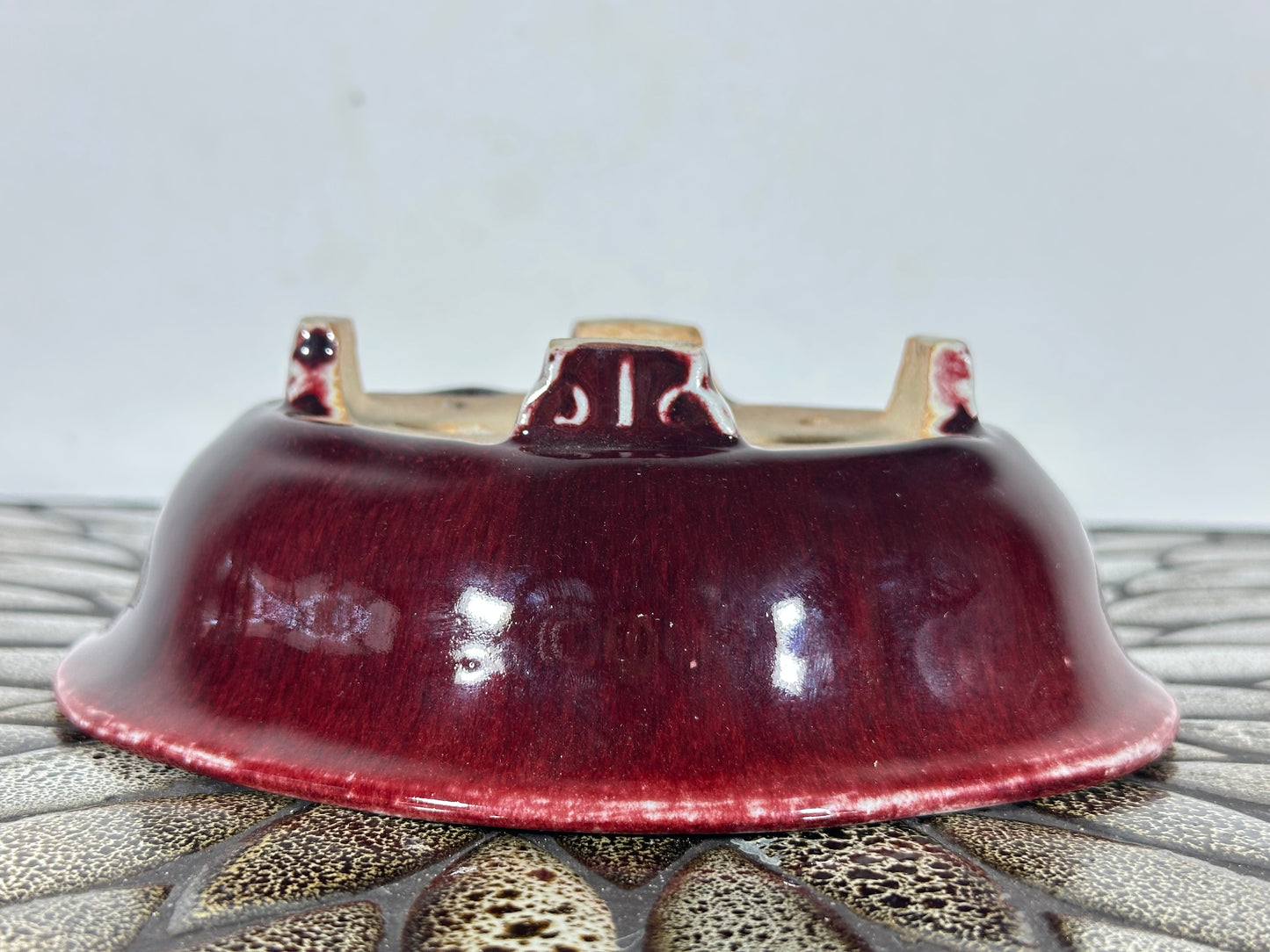 Preowned Japanese Bonsai Pot Mokko Style AIBA KOYO - 6.75” By 5.75”