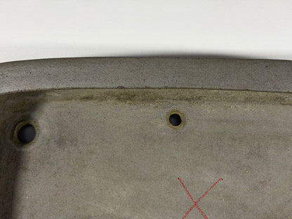 Preowned Japanese Tokoname Unglazed Rectangular Bonsai Pot Kisen - 19” x 14.25” x 5”